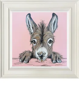Little Donkey - Original - Framed