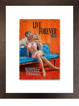 Live Forever - 3D Songbook - Limited Edition - Framed