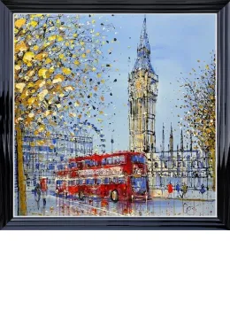 London Days - Original - Black Framed