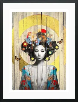 Lotus - Paper Edition - Black Framed