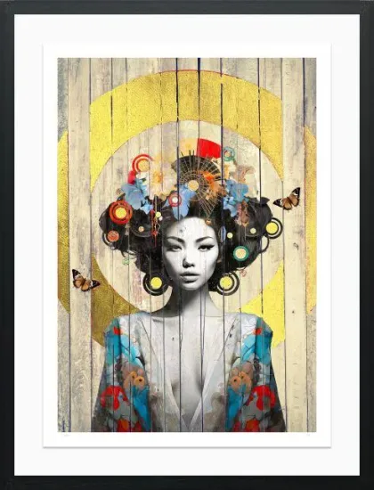 Lotus - Paper Edition - Black Framed