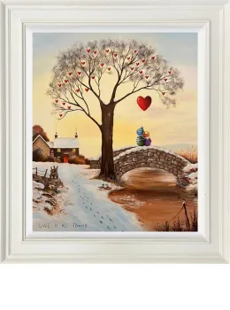Love Is All Around - Original - Framed