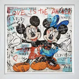 Love Is The Answer (2022) - Limited Edition - White Framed