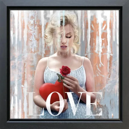 Love Lasts Forever - Canvas - Black Framed Love Lasts Forever - Canvas - Black Framed