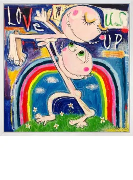 Love Lifts Us Up - Original - Framed