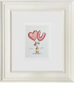 Love You - Sketch - Original - Framed