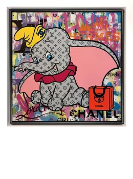 Luxury Dumbo Vibes - Original - Framed