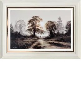 Me And Grandad - Original - White Framed