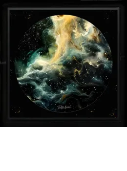 Midnight Nebula - Black Framed
