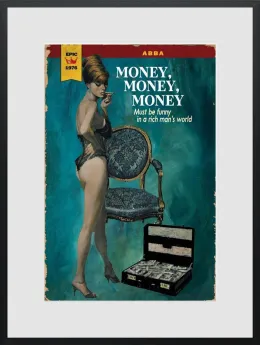 Money, Money, Money - Limited Edition - Black Framed