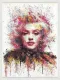 Monroe - Original - White Framed