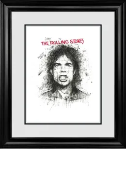 Moves Like Jagger - Original - Black Framed