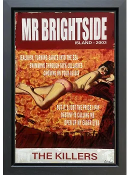 Mr Brightside (2024) - Original - Black Framed