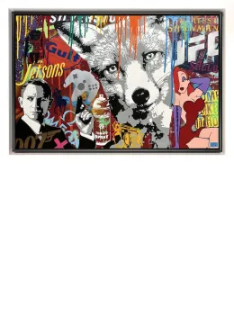 Mr. Fantastic - Original - White Framed (HFR092)