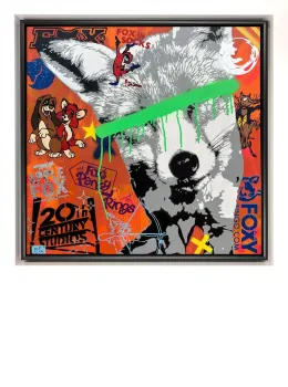 Mr. Fantastic - Original - White Framed (HFR0926)