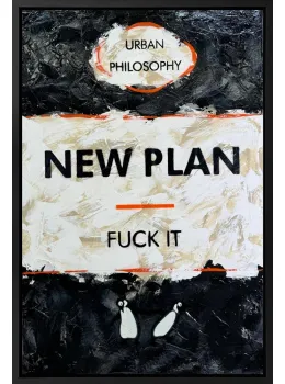 New Plan... - Original - Framed