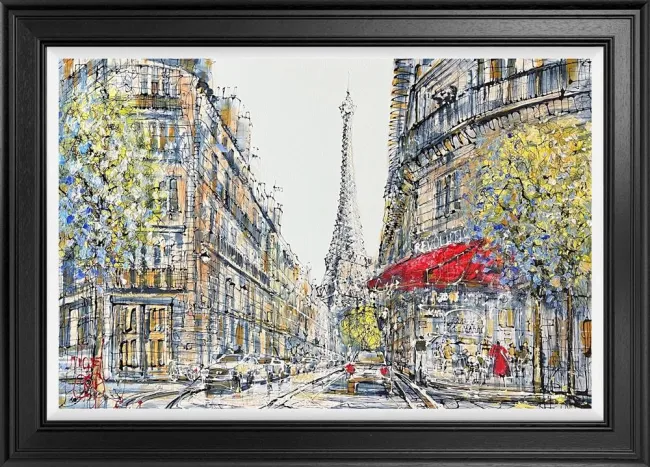 Paris Avenue - Limited Edition - Black Framed Paris Avenue - Limited Edition - Black Framed