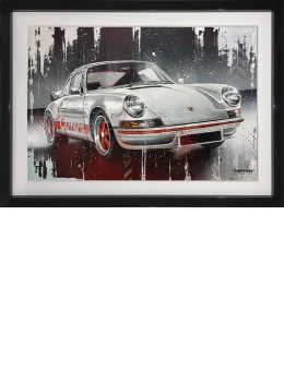 Porsche 911 - Original - Black Framed