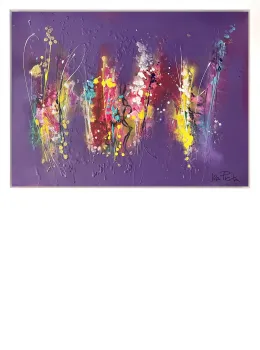 Posh Purple - Original - Framed