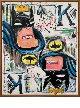 Pow! - Original - Framed