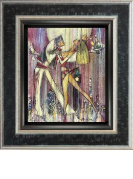 Purple Rain - Original - Framed