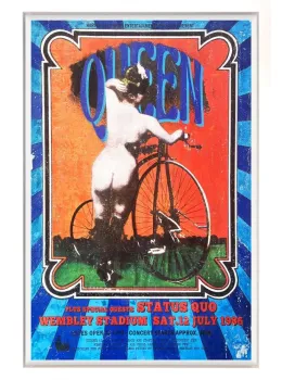 Queen - Wembley Stadium 1986 - Original - Framed