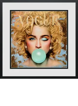 Queen Of Pop - Paper - Black Framed