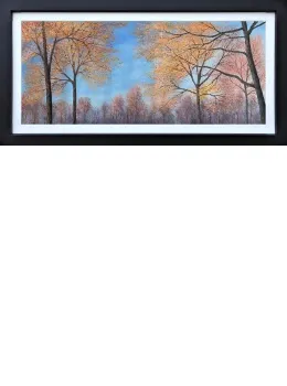 Radiant Autumn Day - Original - Black Framed