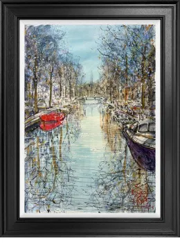 Reflections Of The Canals - Original - Framed