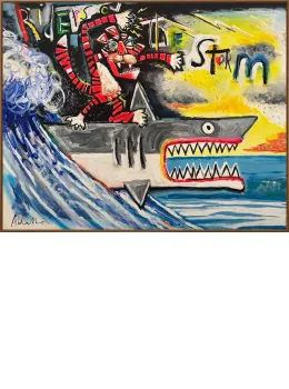 Riders On The Storm - Original - Framed