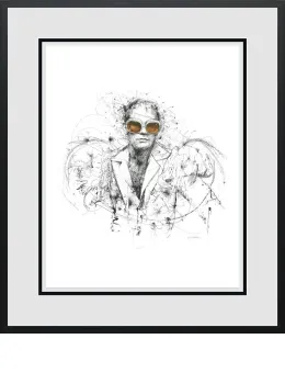 Rocketman  - Standard - Black Framed