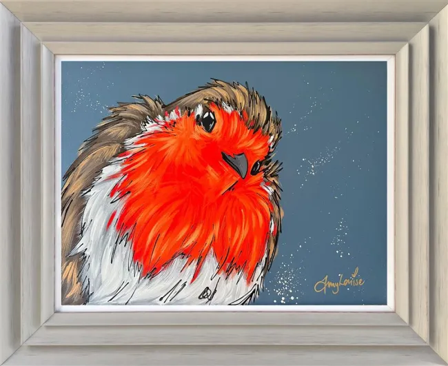 Rosie Robin - Original - Framed Rosie Robin - Original - Framed