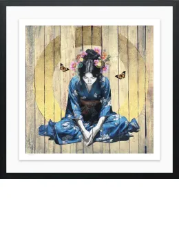 Small Sanctuary - Paper Edition - Black Framed