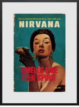 Smells Like Teen Spirit - Black Framed