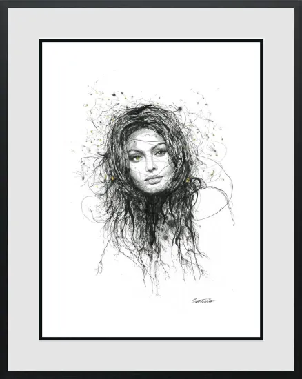 Sophia Loren - Framed Sophia Loren - Framed