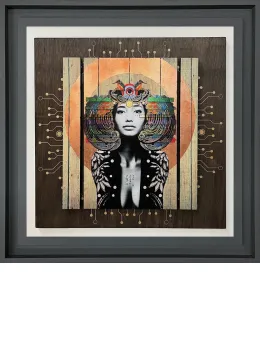 Sphinx Matrix - Original - Black Framed