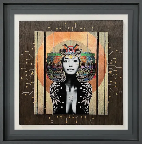 Sphinx Matrix - Original - Black Framed