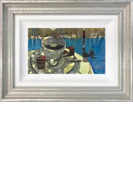Sunflower Bunny - Original - Framed