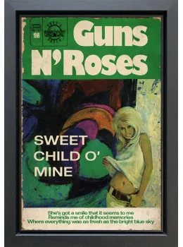 Sweet Child O' Mine (2022) - Original - Black Framed