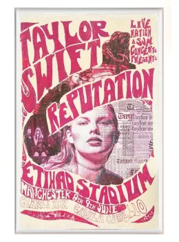 Taylor Swift - Reputation Tour 2018 - Original - Framed