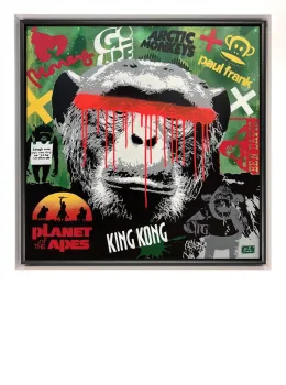 The Boss (HFR0928) - Original - White Framed