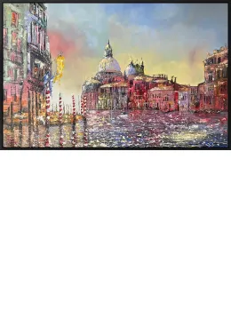 The Grand Canal - Deluxe Canvas - Original - Framed