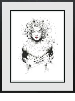 The Queen Of Pop - Standard - Black Framed