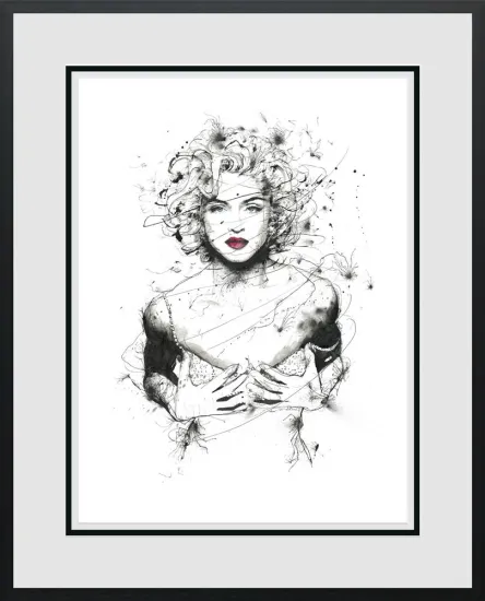 The Queen Of Pop - Standard - Black Framed
