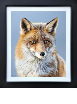 The Watchful Wanderer - Original - Black Framed