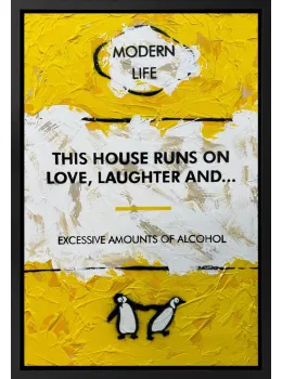 This House Runs On - Original - Framed