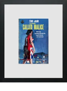 Town Called Malice - Miniature - Limited Edition - Black Framed