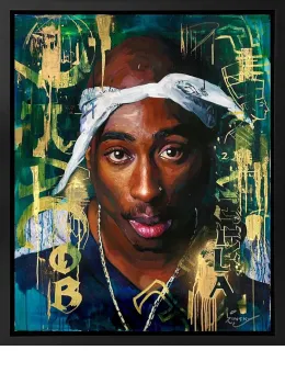 Tupac - Original - Framed