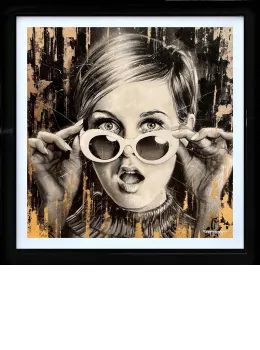 Twiggy Twist - Original - Black Framed