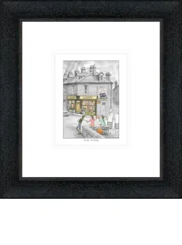Two's Company - Sketch - Framed